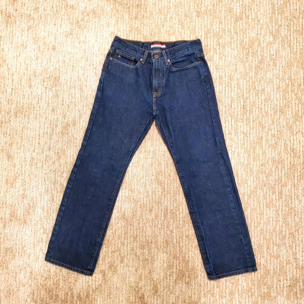 Tommy Hilfiger Relaxed Fit Jeans, Dark Wash, 30x30